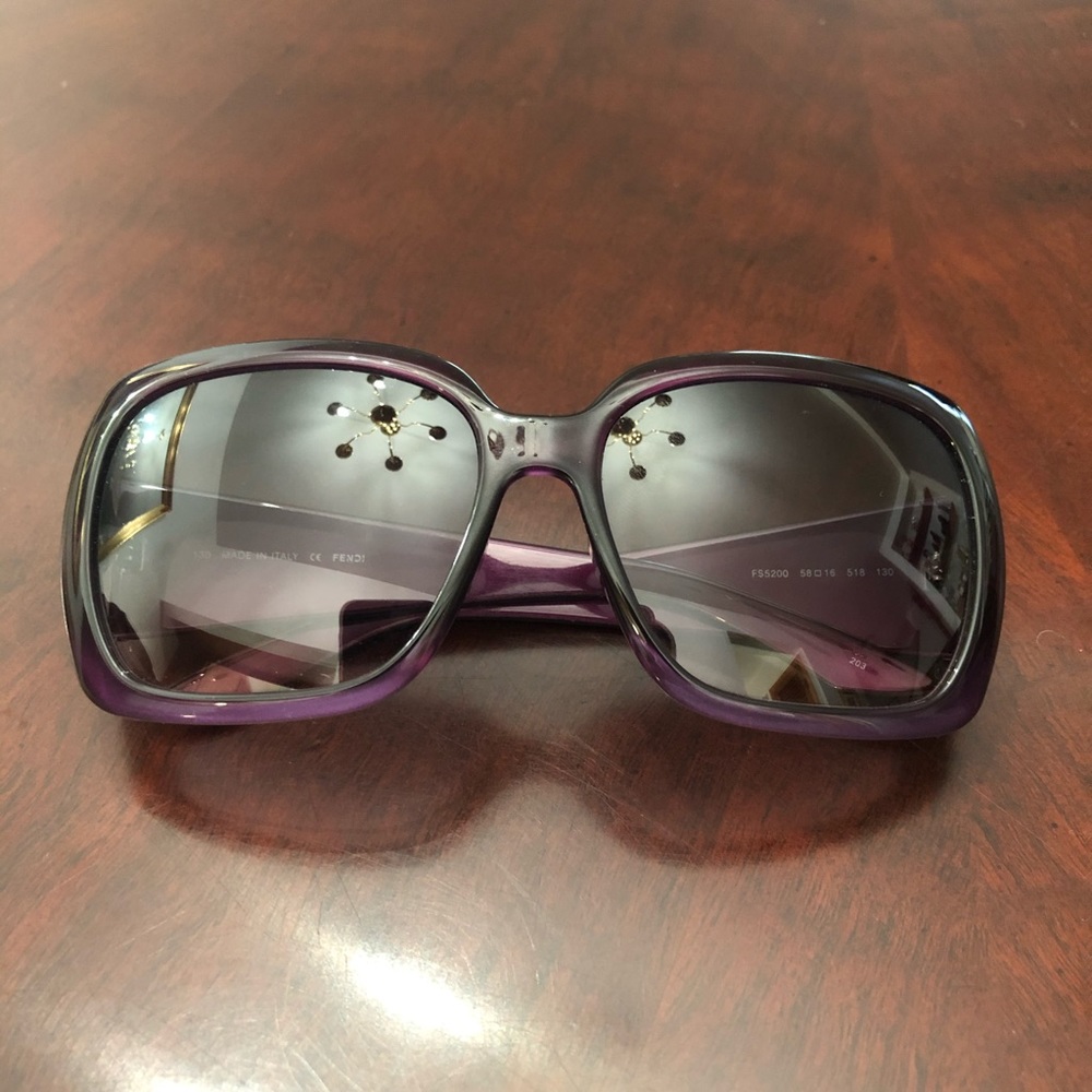 Fendi Square Gradient Sunglasses